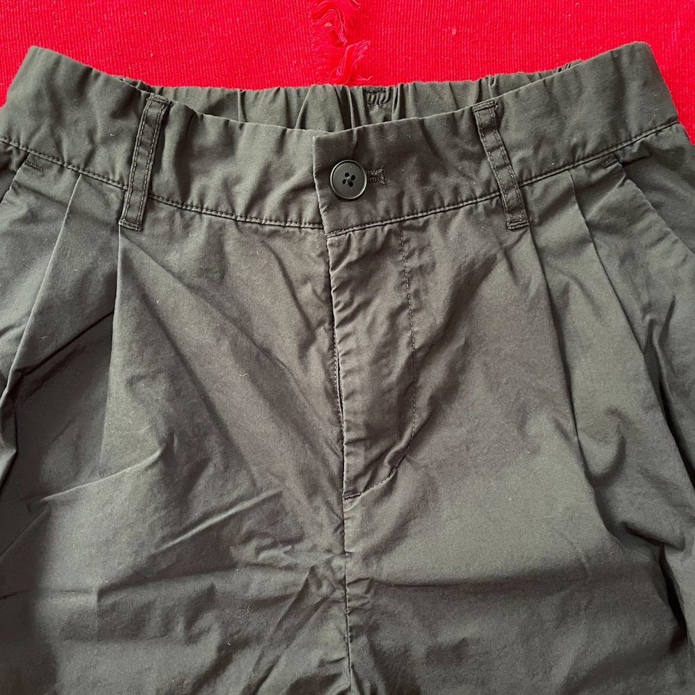 High waisted MUJI black dress pants wide leg small